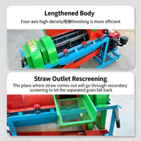 Équipement de décorticage de maïs mini à économie d'énergie, machine de traitement multi-céréales domestique pour soja, blé, sorgho