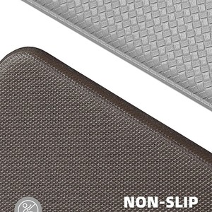 Ensemble de <span class=keywords><strong>tapis</strong></span> de chemin de <span class=keywords><strong>cuisine</strong></span> en PVC moderne personnalisé, <span class=keywords><strong>tapis</strong></span> de sol imperméable et anti-fatigue, <span class=keywords><strong>tapis</strong></span> de <span class=keywords><strong>cuisine</strong></span> lavables et antidérapants - Product Image 2
