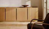 Meuble d'appoint moderne en bois massif fait main, style minimaliste de luxe, console de rangement pour salon, entrée, villa, salle à manger, chambre