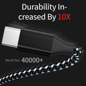 Wholesale Nylon Braided 2m 6.6ft <strong>Long</strong> USB Type-C 3A Fast Charging <strong>Charger</strong> <strong>Cable</strong> for iPhone 15 16 17 Pro Max <strong>Samsung</strong> S26 S25 S24 - Product Image 5