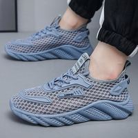 Chaussures de sport décontractées pour hommes, tendance été, respirantes, légères, confortables, en maille