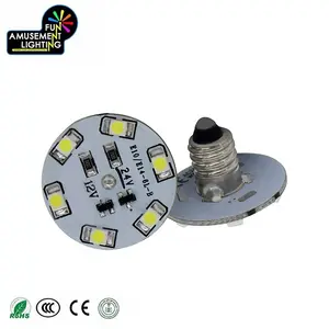 مصباح LED بلاستيكي يصلح للحدائق الترفيهية مصباح LED مقاوم للماء E10 E14 Ac 24V