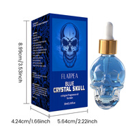 Huile de Cologne Blue Crystal Skull pour Hommes, Parfum Aromatique Agrumes Frais, Longue Durée, Senteur Masculine, 30ML 1.01FL.oz