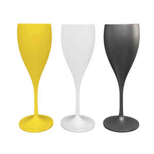 Verre à vin à champagne en plastique pour fête de mariage bon marché gobelet à vin à champagne en plastique <span class=keywords><strong>jetable</strong></span> personnalisé incassable verre à vin à champagne en plastique - Product Image 2