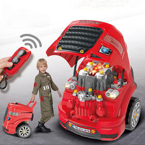 Juguete Educativo para Niños, Vehículo de Construcción RC para Reparar y Desmontar, Camión de Control Remoto Infrarrojo con Luz y Sonido - Product Image 2