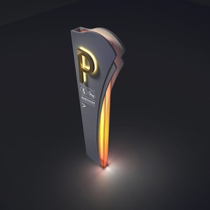 Giá rẻ tùy chỉnh xây dựng chất lượng cao dấu hiệu thép không gỉ dẫn đăng ký Hội Đồng Quản trị đa-side chiếu sáng bãi đậu xe dấu hiệu - Product Image 6