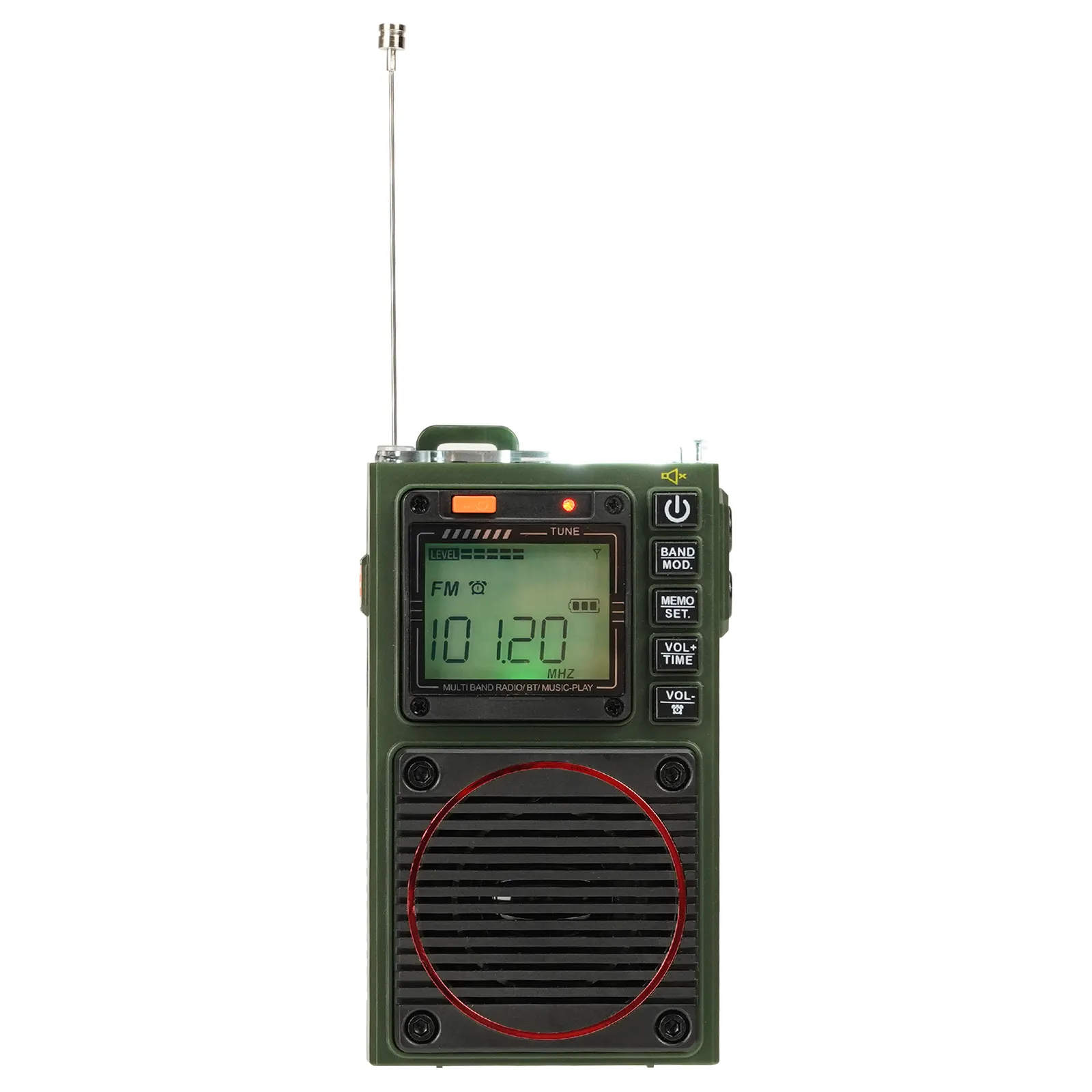 DSP Digital Multi band FM AM SW VHF WB TYPE-C APP de emergência SOS Blue cabine BT Radio Ham Retekess TR111