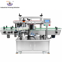 Système d'étiquetage latéral automatique IPS ST-L500A pour bouteilles plates et contenants d'emballage