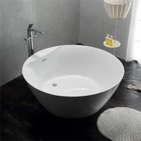 Baignoire autoportante en acrylique blanc, design minimaliste, pour usage intérieur/extérieur, salle de bain, parc, hôtel et villas, spa pour adultes, bain à remous