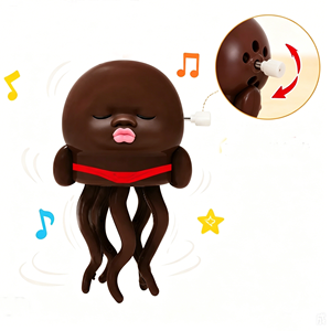 AJB Factory 2026 Nuevo Juguete de <span class=keywords><strong>Pulpo</strong></span> Bailarín de Cuerda Natasha, Muñeca Negra de Cuerda, Juguete Novedoso Bailarín - Product Image 4