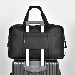 Borsa da <span class=keywords><strong>Viaggio</strong></span> in Pelle PU di Alta Qualità con Logo Personalizzato Design Portatile con Cerniera Grande Capacità Leggera Impermeabile per Palestra e Viaggi - Product Image 6