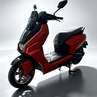 QIQIAN E4 CKD1500W Stylish Electric Sidecar Motorcycle Chopper 72V 1500W 50-55 km/h Full Set Loose Components