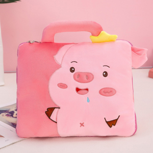 Bojay-Manta de felpa de dibujos animados para aire acondicionado, suave, personalizado, portátil, chal con cremallera, estampado clásico, de lujo - Product Image 4