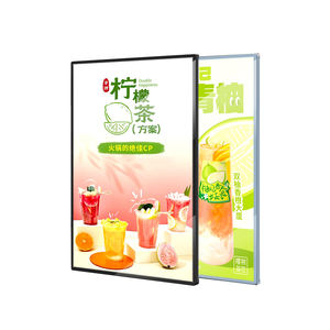 <b>A3</b> Size Ultra-Slim Indoor LED Light Box Wall-<b>Mounted</b> Tempered Glass Ceiling Aluminium <b>Frame</b> <b>for</b> Advertising Vinyl Posters - Product Image 1