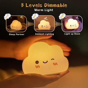 Lámpara LED de Interior con Pilas para Dormitorio Infantil, Linda Luz Nocturna con Forma de Sol, Luna, Estrella y Animales para Decoración de Habitación Infantil, Venta al por Mayor - Product Image 2