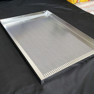 Plateaux <span class=keywords><strong>de</strong></span> <span class=keywords><strong>cuisson</strong></span> perforés en acier inoxydable <span class=keywords><strong>de</strong></span> qualité alimentaire / alliage d'aluminium pour la <span class=keywords><strong>cuisson</strong></span> des pains - Product Image 2