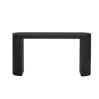 Tables consoles modernes de luxe entrée en bois massif noir hall d'entrée antique table longue console moderne italienne