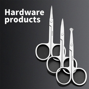 Tijeras de cutícula de acero inoxidable, herramienta de manicura y pedicura con cuchilla curva, alta calidad, suministro directo de fábrica - Product Image 2