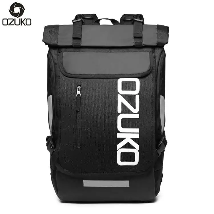 Ozuko 8020 Custom ized Rucksack Laptop Taschen Custom Logo Wasserdicht Sport Wander rucksack Camping Jiu Jitsu Rucksack Männer