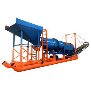 Machine <span class=keywords><strong>de</strong></span> lavage d'or alluvial à grande échelle, équipement <span class=keywords><strong>de</strong></span> lavage et <span class=keywords><strong>de</strong></span> criblage <span class=keywords><strong>de</strong></span> sable aurifère, broyeur rotatif robuste - Product Image 1
