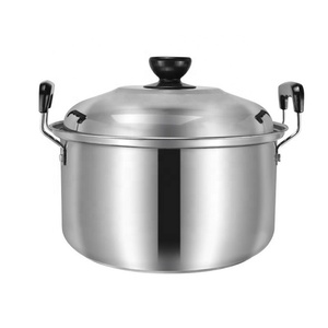 Utensilios de cocina de acero inoxidable, 16/18/20/22/24cm, ollas de forma recta, 10 Uds. - Product Image 3