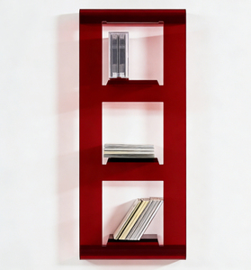 Estantería de exhibición de pared de acrílico esmerilado personalizada, adecuada para librerías, tiendas de CD y expositores de productos minoristas. - Product Image 3