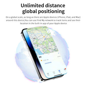180 °   Support de téléphone réglable en cuir PU, design tout-en-un avec chargement sans fil et fonction anti-perte <span class=keywords><strong>Apple</strong></span> Find My - Product Image 2