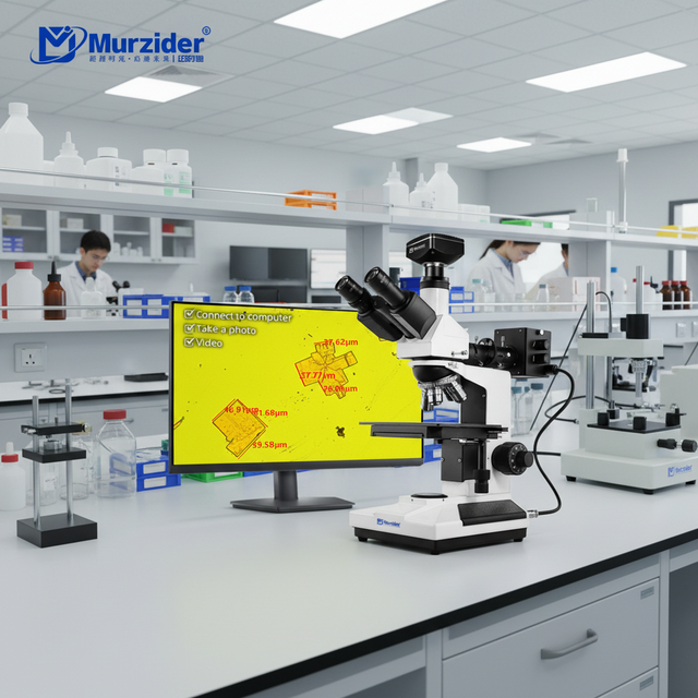 MSD4300-1000 Metallurgical Microscope with 10MP Camera for Material Science, Metallography and Laboratory Research