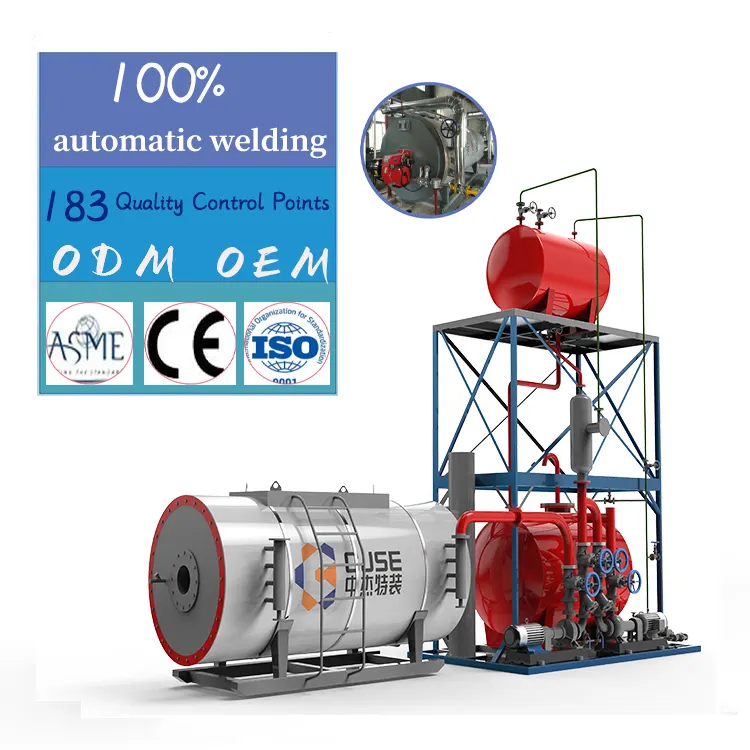 CJSE best quality fuel fired thermal oil boiler 350 kw to 14000kw horizontal thermal oil boiler for rubber industry