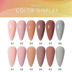 <span class=keywords><strong>Kit</strong></span> de Esmalte de Uñas en Gel de 6 Colores con Caja de Uñas sin Logotipo, Esmalte de Gel Semipermanente, Suministros de Arte de Uñas al por Mayor - Product Image 3