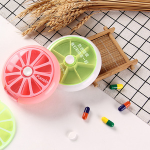 Nbbluesky bán buôn Dễ Thương Trái cây-thiết kế nhựa 7-Cell Tablet hộp xách tay mini Y <span class=keywords><strong>Pill</strong></span> pha chế thuốc lưu trữ trường hợp - Product Image 3