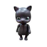 Personnaliser les poupées de chat d'activité avec différentes tailles pouvant s'adapter à des coquilles d'œufs jouet pour enfants