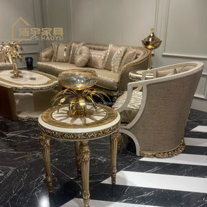 Ancien canapé anglais en velours provincial antique antique empire vintage tufté chaise longue canapé français provincial <span class=keywords><strong>salon</strong></span> canapé - Product Image 1