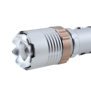 Lampe torche LED en alliage d'aluminium T6 avec mise au point rotative, rechargeable, avec sangle de poignet - Product Image 2