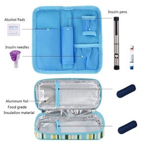 Insulin Cooler Travel Case Diabetic Medication Organizer Medical Cooler Bag with 2 Ice Pack Waterproof and Insulation Liner - Product Image 4