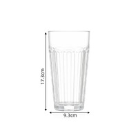 Verres élégants de restaurant en verre à vin pour vin, eau, jus, whisky, bière, spiritueux, fabriqués en PC durable pour les établissements de restauration