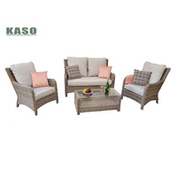 Ensembles de Table et chaises de jardin, Patio, canapé sectionnel en Aluminium, mobilier rond moderne en rotin, ensemble de meubles d'extérieur