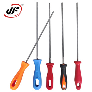 Lime à tronçonneuse en acier trempé, lime ronde universelle avec poignée pour affûter les chaînes en acier et en aluminium, facile à utiliser - Product Image 5