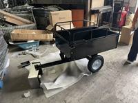 2025 Offre Spéciale robuste ATV Quad tracteur remorque chariot à benne basculante tirer derrière le chariot de jardin pour une charge lourde pour l'utilisation de VTT et de jardin