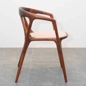 Elegante Silla de Comedor de Madera Estilo Italiano, Sillón con Respaldo Acolchado Suave, Múltiples Colores para Hogar, Restaurante, Hotel PISANO - Product Image 2