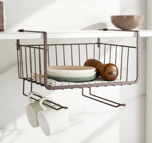 Étagère suspendue de cuisine multifonctionnelle, meuble de rangement domestique en métal, écologique, moderne et polyvalente - Product Image 1