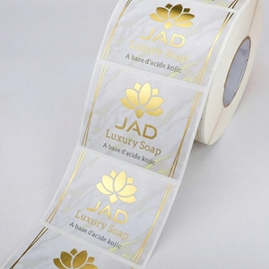 สติกเกอร์กันน้ำ กันน้ำมัน กันแอลกอฮอล์ เป็นมิตรกับสิ่งแวดล้อม รีไซเคิลได้ ติดเองได้ ผลิตตามสั่ง |   การพิมพ์ด้วยฟอยล์ทองคำด้วยแสงยูวี |   สติกเกอร์ติดรถยนต์ - Product Image 3