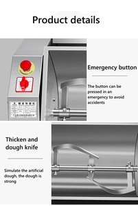 เครื่องผสมแป้งเค้กเชิงพาณิชย์เครื่องทำเบเกอรี่30L 10L 20L แบบเกลียวเครื่องผสมแป้งขนมปังเครื่องผสมอาหาร - Product Image 5