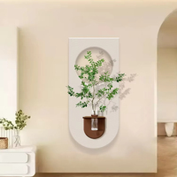 Nouvelle tendance nordique acrylique UV coupe grès Surface peinture décorative avec lumières LED et Vase décoration intérieur maison