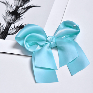 Синие шелковые атласные ленты для рукоделия бант ручной работы Подарочная обертка Свадебная декоративная двойная атласная лента 38 мм - Product Image 3