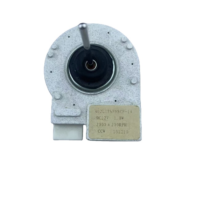 A62L12SFN8CF-19 DC 12V Copper BLDC Refrigerator Evaporator Fan Motor 1W 1800-2200rpm HVACR Spare Part OEM Household Electric New