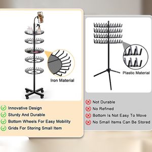2026년 신제품 헤어 익스텐션 스탠드, 휴대폰 거치대 포함, 높이 조절 가능, 브레이딩 헤어 랙, 이발 도구, 가발 보관 선반 - Product Image 3