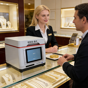Best-seller EDX-B1 Benchtop <strong>XRF</strong> <strong>Gold</strong> Testing Machine CE Certified <strong>Gold</strong> <strong>Tester</strong> <strong>Gold</strong> <strong>Purity</strong> <strong>Tester</strong> Karat <strong>Tester</strong> - Product Image 1