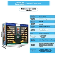 Vendlife Smart Fresh Food Vendingautomaat met Liftsysteem, Groot Touchscreen, voor Salades, Fruit, Groenten en Andere Producten