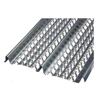 Système de coffrage sacrificiel haute résistance pour la construction, treillis/maille HY Rib expansé 0.4X445X2200mm pour le plâtrage
